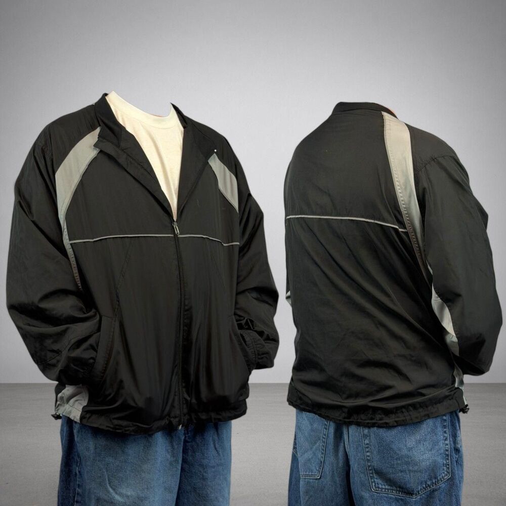 Energy-zone Men's Black and Grey Jacket
